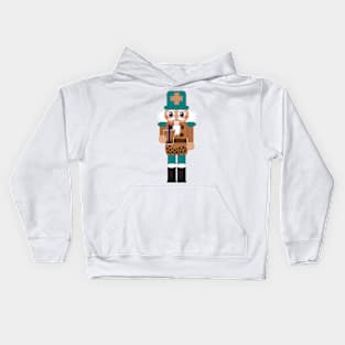 Boba Milk Tea Nutcracker Kids Hoodie